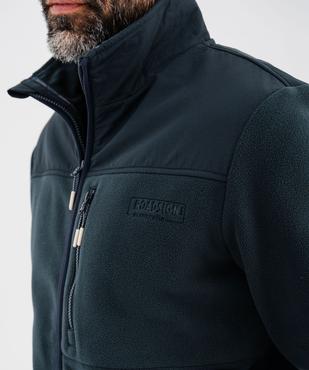 Sweat zippé en polaire avec col montant homme - Roadsign vue7 - ROADSIGN G4G - GEMO