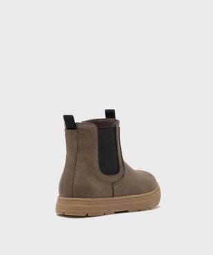 Boots Chelsea zippées garçon - Buggy Shoes vue4 - BUGGY - GEMO