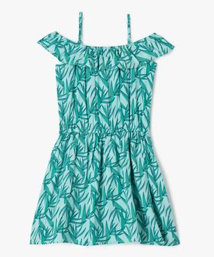 Robe à bretelles avec col volanté fille vue3 - GEMO (ENFANT) - GEMO