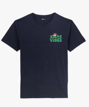 Tee-shirt de Noël avec inscription poitrine homme vue4 - GEMO (HOMME) - GEMO