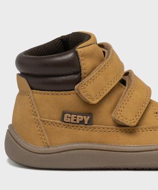 Chaussures premiers pas à scratch bébé garçon - GEPY vue6 - GEPY - GEMO