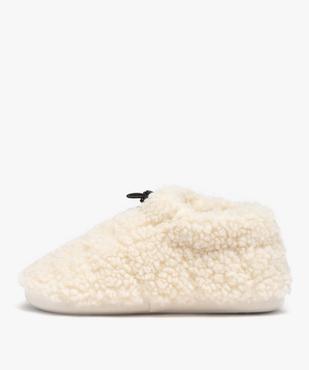 Chausson souple en sherpa femme  vue3 - GEMO(HOMWR FEM) - GEMO