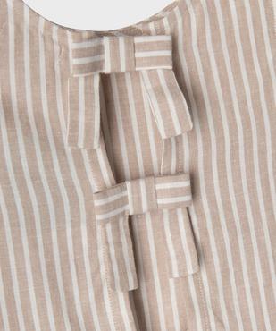 Débardeur à basque et dos fantaisie ouvert fille vue2 - GEMO 4G FILLE - GEMO