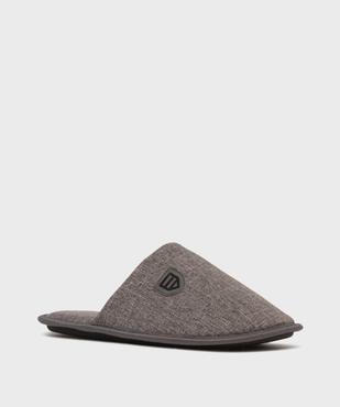Chaussons mules en textile homme vue2 - GEMO(HOMWR HOM) - GEMO