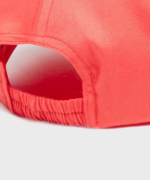 Casquette en coton brodée cerises bébé fille vue3 - GEMO 4G BEBE - GEMO