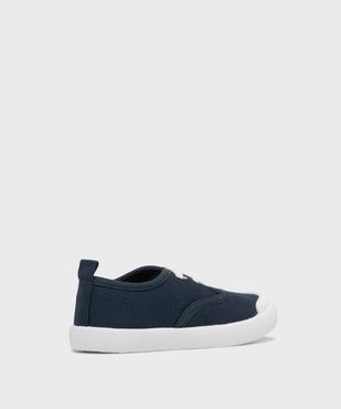 Tennis en toile à lacets élastiques garçon - 5 Miles vue4 - 5 MILES GEMO FOR GOOD - GEMO