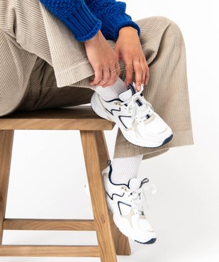 Baskets de sport en mesh légères femme vue1 - GEMO (SPORTSWR) - GEMO