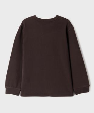 Tee-shirt manches longues chaud en maille polaire garçon vue3 - GEMO (ENFANT) - GEMO