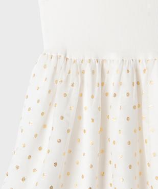Robe courte de cérémonie fille vue2 - GEMO (ENFANT) - GEMO