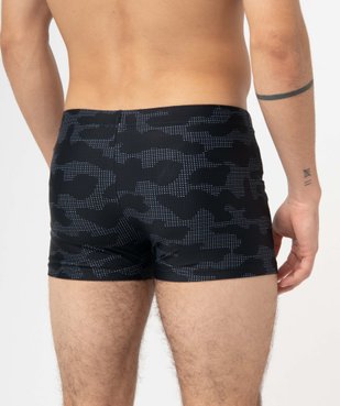 Maillot de bain homme forme boxer avec motifs vue3 - GEMO (PLAGE) - GEMO