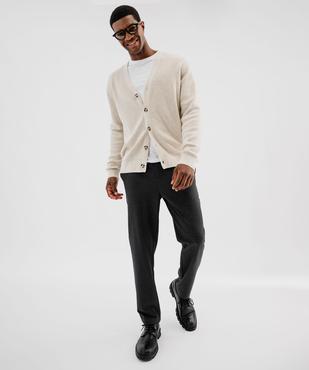 Tee-shirt à manches longues et col rond homme vue15 - GEMO 4G HOMME - GEMO