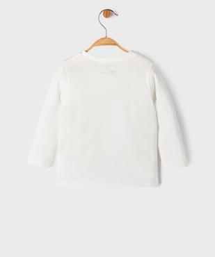 Tee-shirt manches longues à message bébé garçon vue3 - GEMO(BEBE DEBT) - GEMO