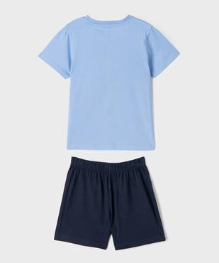 Pyjashort 2 pièces en jersey de coton imprimé garçon  vue4 - GEMO 4G GARCON - GEMO