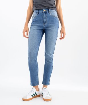Jean femme coupe Slim taille haute – Longueur L26 vue5 - GEMO 4G FEMME - GEMO