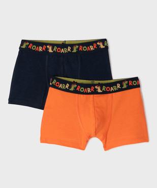 Boxer en coton stretch garçon (lot de 2) vue1 - GEMO 4G GARCON - GEMO