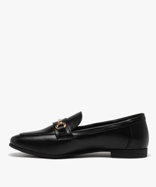 Mocassins femme unis à bijou style classique  vue3 - GEMO (CASUAL) - GEMO