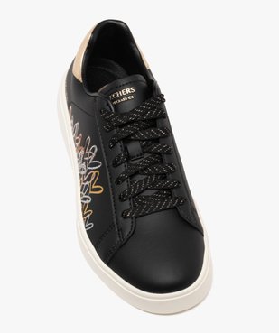 Baskets basses à lacets et détails brillants femme  - Skechers vue5 - SKECHERS - GEMO