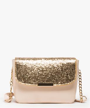 Sac bandoulière avec paillettes vue1 - GEMO (ACCESS) - GEMO