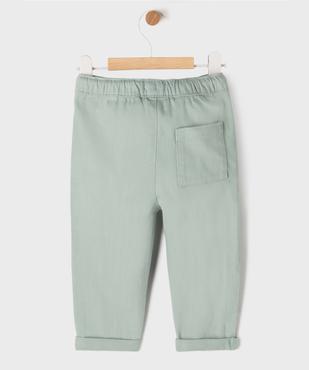 Pantalon chino avec taille ajustable bébé garçon vue3 - GEMO(BEBE DEBT) - GEMO