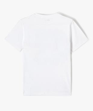 Tee-shirt garçon à manches courtes avec large motif vue4 - GEMO