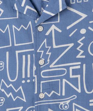 Chemise imprimée garçon vue3 - GEMO (ENFANT) - GEMO