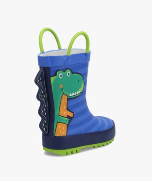 Bottes de pluie bébé dinosaure avec anses vue4 - GEMO (ENFANT) - GEMO