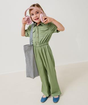 Combinaison pantalon à manches courtes fille vue1 - GEMO 4G FILLE - GEMO