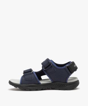 Sandales sport garçon à brides scratch multicolores - Geox  vue3 - GEOX - GEMO