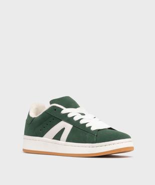 Basket basses style skate à larges lacets femme vue2 - SANS MARQUE - GEMO