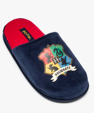 Chaussons homme mules en velours imprimés Hogwarts – Harry Potter vue5 - HARRY POTTER - GEMO