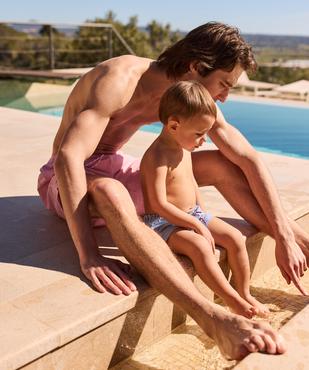 Short de bain rayé à taille élastiqué homme - LuluCastagnette vue6 - LULU CASTAGNETTE G4G D - GEMO