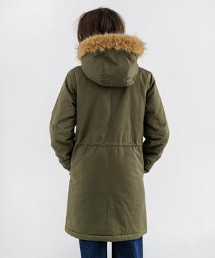 Parka à capuche doublée femme vue3 - GEMO(FEMME PAP) - GEMO