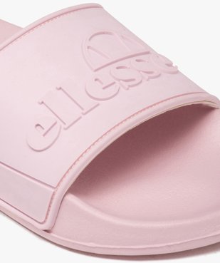 Mules de piscine femme unies avec lettres en relief - Ellesse vue6 - ELLESSE - GEMO