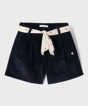 Short ample en velours côtelé fille - LuluCastagnette vue1 - LULUCASTAGNETTE - GEMO