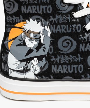 Baskets homme en toile montante à zip - Naruto   vue6 - NARUTO - GEMO
