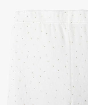 Pyjama 2 pièces en velours avec motif lapin bébé fille vue3 - GEMO(BB COUCHE) - GEMO