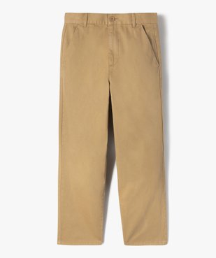Pantalon chino coupe regular garçon vue2 - GEMO (JUNIOR) - GEMO