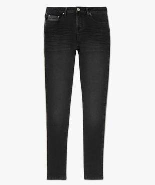 Jean femme coupe slim avec bande métallisée sur le côté vue4 - GEMO(FEMME PAP) - GEMO