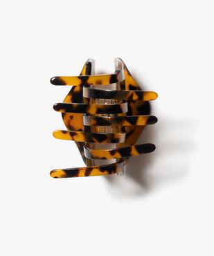 Pince à cheveux femme forme crabe aspect résine vue2 - GEMO - GEMO