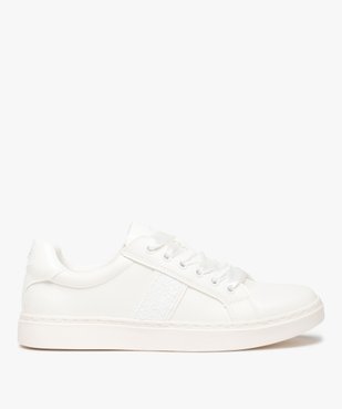 Baskets femme unies à lacets en ruban satin vue1 - GEMO (SPORTSWR) - GEMO