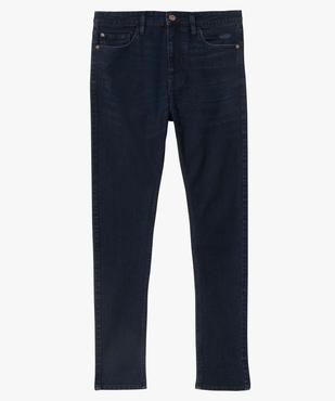 Jean homme skinny taille haute en coton stretch vue4 - GEMO 4G HOMME - GEMO