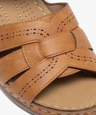 Sandales confort avec fermeture scratch femme vue6 - G'FLEX - GEMO