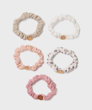 Chouchous pour les cheveux fille (lot de 5) - LuluCastagnette vue1 - LULU CASTAGNETT - GEMO