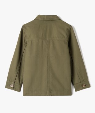 Veste garçon en toile look chemise - LuluCastagnette vue4 - LULUCASTAGNETTE - GEMO