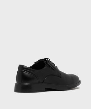 Derbies grainés à lacets et élastiques de confort homme vue4 - MARIO BALDANO - GEMO
