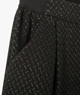Short de cérémonie à motifs pailletés fille vue3 - GEMO (ENFANT) - GEMO