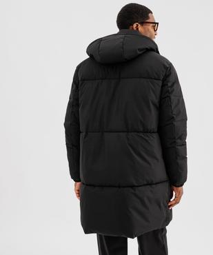 Doudoune longue à col montant et capuche homme vue4 - GEMO 4G HOMME - GEMO