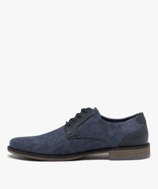 Derbies en toile homme vue3 - GEMO(URBAIN) - GEMO