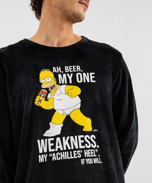 Pyjama en velours homme - Simpsons vue2 - SIMPSONS - GEMO