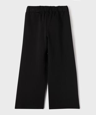 Pantalon large en maille épaisse et extensible fille vue4 - GEMO (ENFANT) - GEMO